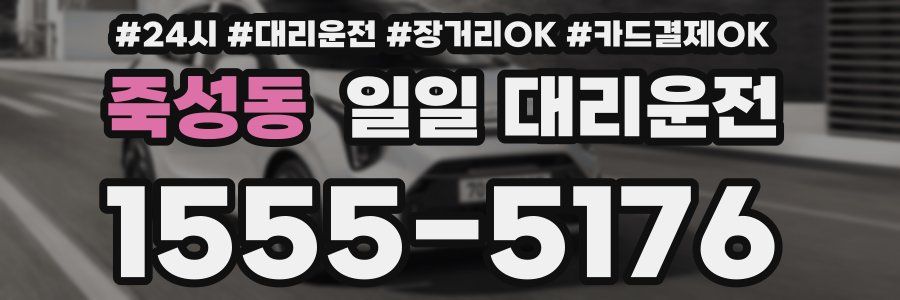죽성동 일일 대리운전