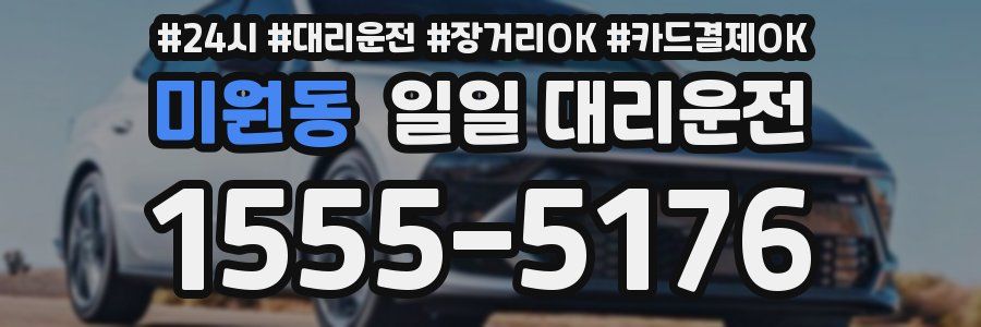 미원동 일일 대리운전