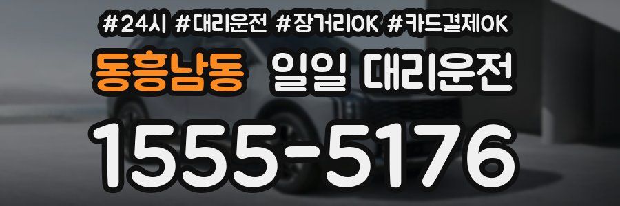 동흥남동 일일 대리운전