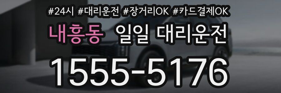 내흥동 일일 대리운전
