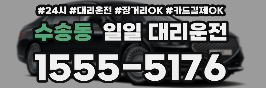 수송동 일일 대리운전