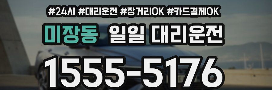 미장동 일일 대리운전