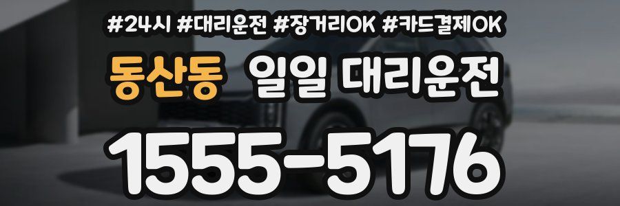 동산동 일일 대리운전