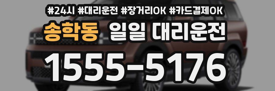 송학동 일일 대리운전
