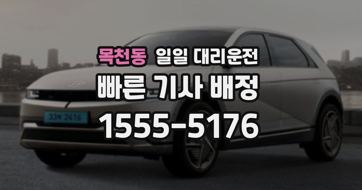 목천동 일일 대리운전