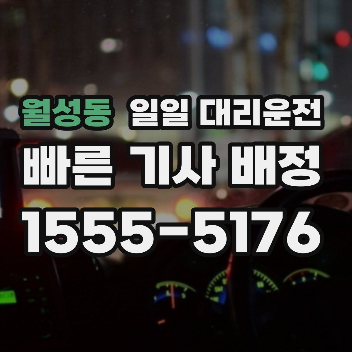 월성동 일일 대리운전