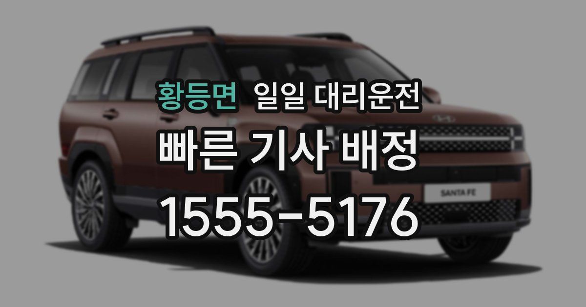 황등면 일일 대리운전