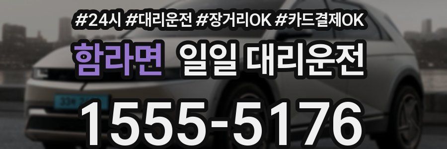 함라면 일일 대리운전