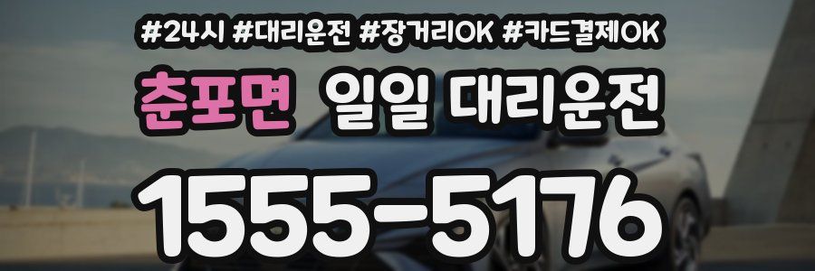 춘포면 일일 대리운전