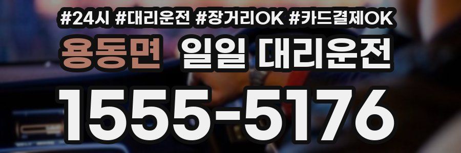 용동면 일일 대리운전