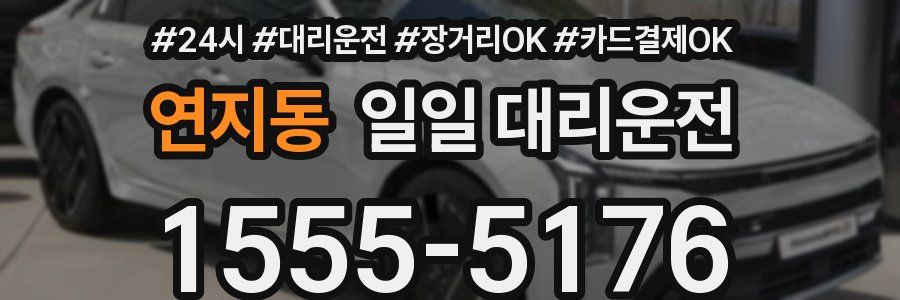 연지동 일일 대리운전