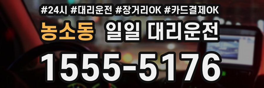 농소동 일일 대리운전