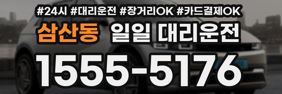 삼산동 일일 대리운전