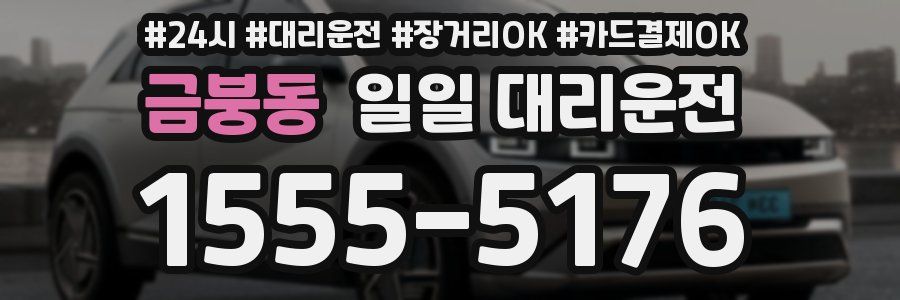 금붕동 일일 대리운전