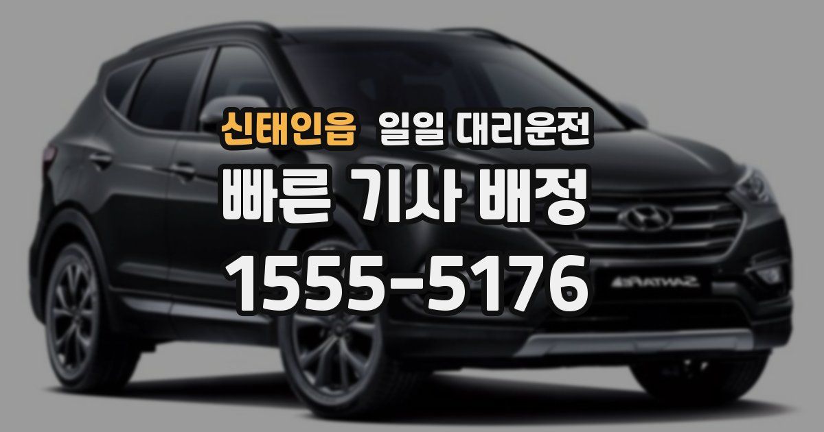 신태인읍 일일 대리운전