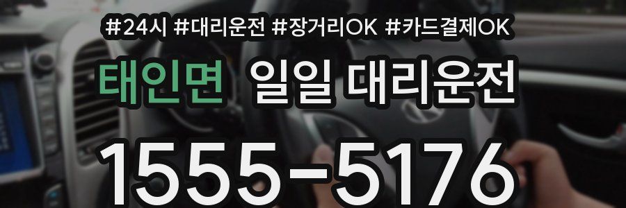 태인면 일일 대리운전