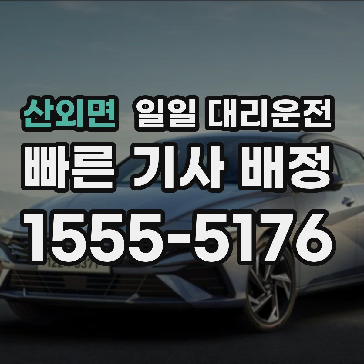 산외면 일일 대리운전