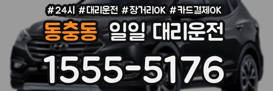 동충동 일일 대리운전