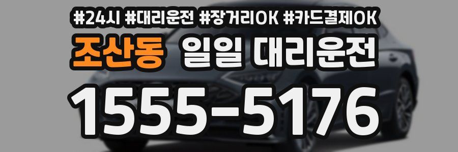조산동 일일 대리운전