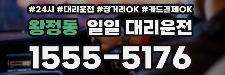 왕정동 일일 대리운전