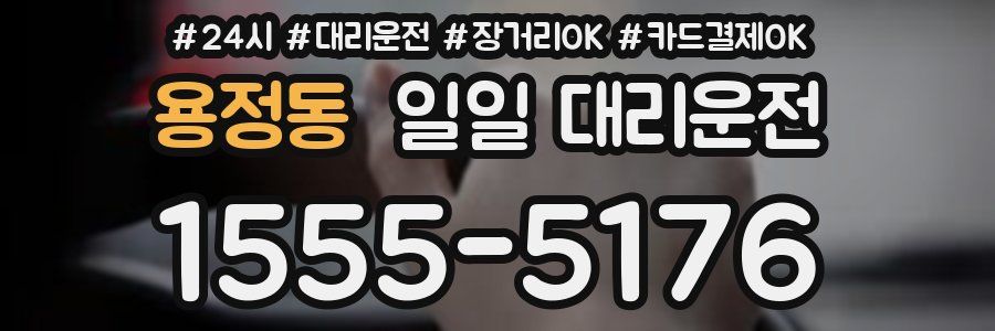 용정동 일일 대리운전