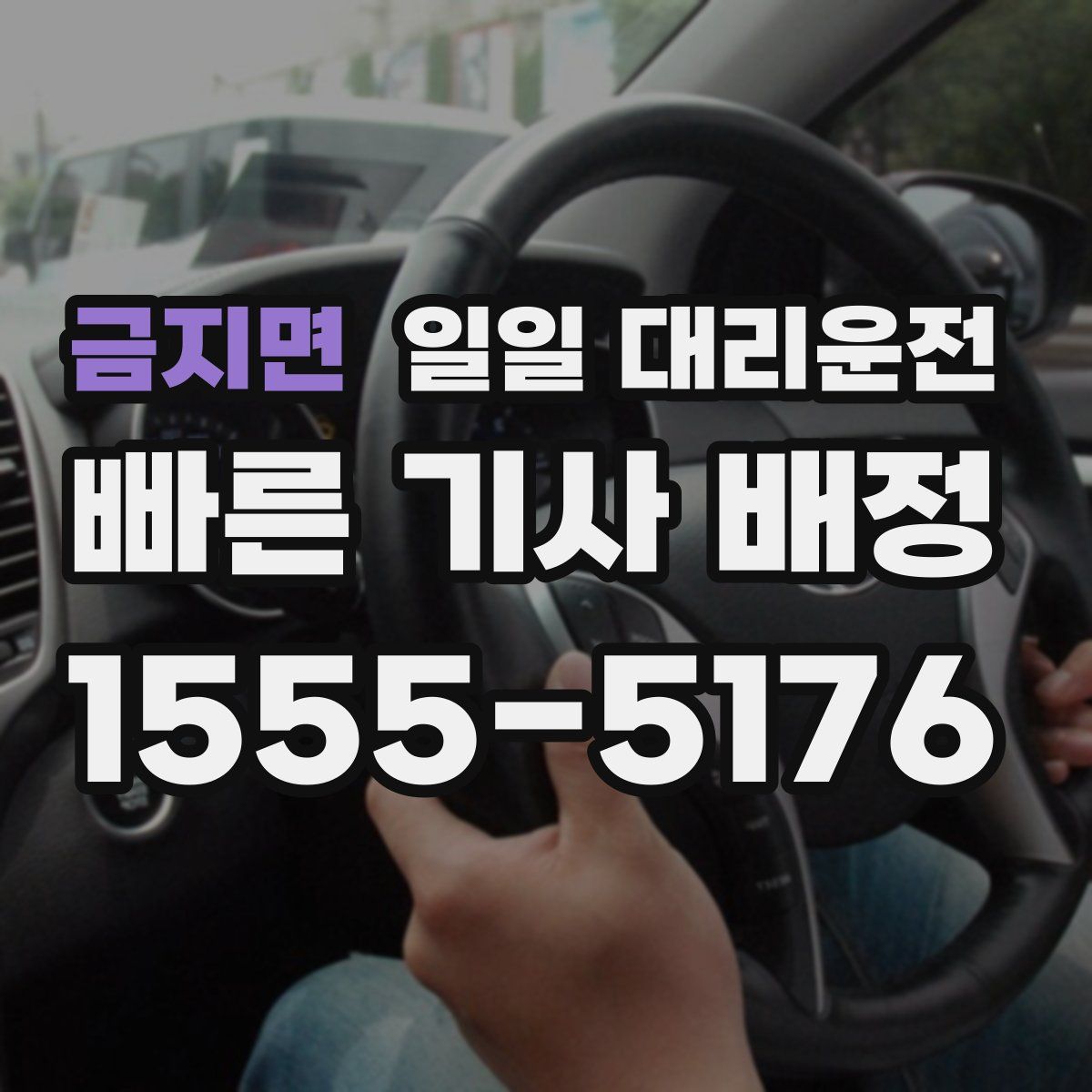 금지면 일일 대리운전