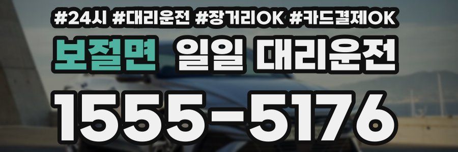 보절면 일일 대리운전