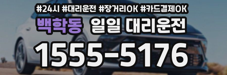 백학동 일일 대리운전