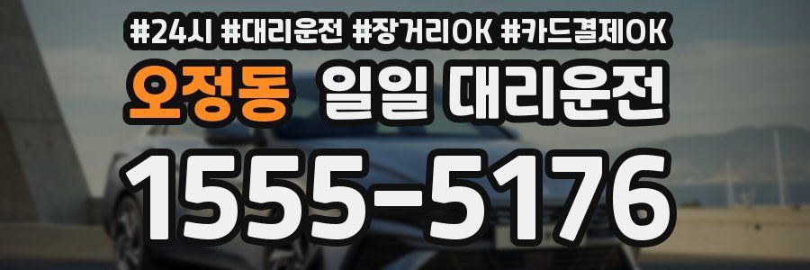 오정동 일일 대리운전