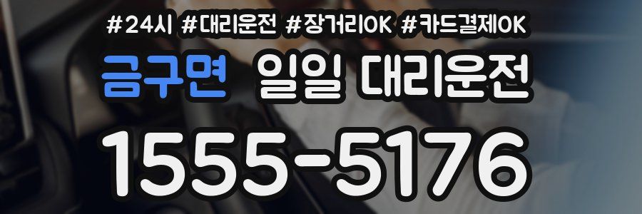 금구면 일일 대리운전