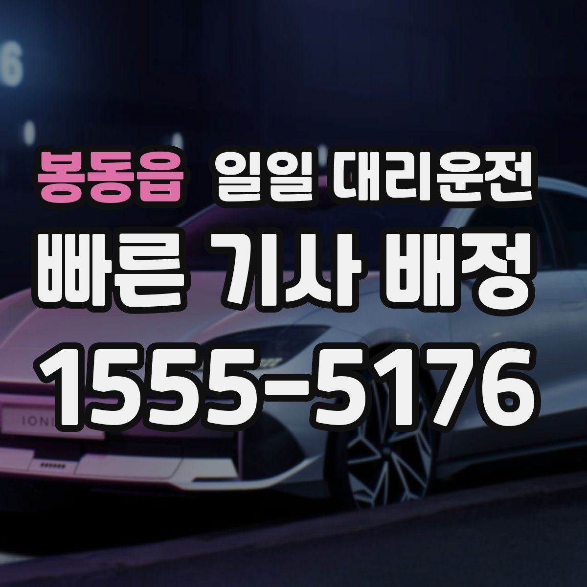 봉동읍 일일 대리운전