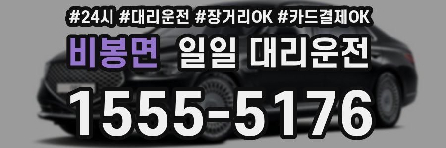 비봉면 일일 대리운전