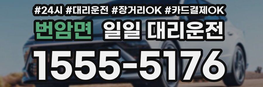 번암면 일일 대리운전