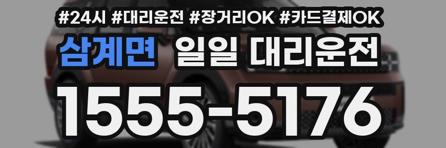 삼계면 일일 대리운전