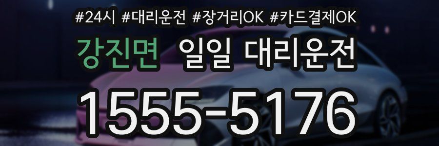강진면 일일 대리운전