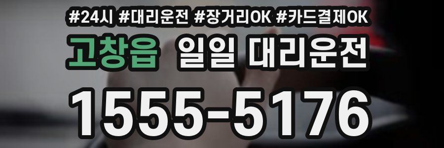 고창읍 일일 대리운전