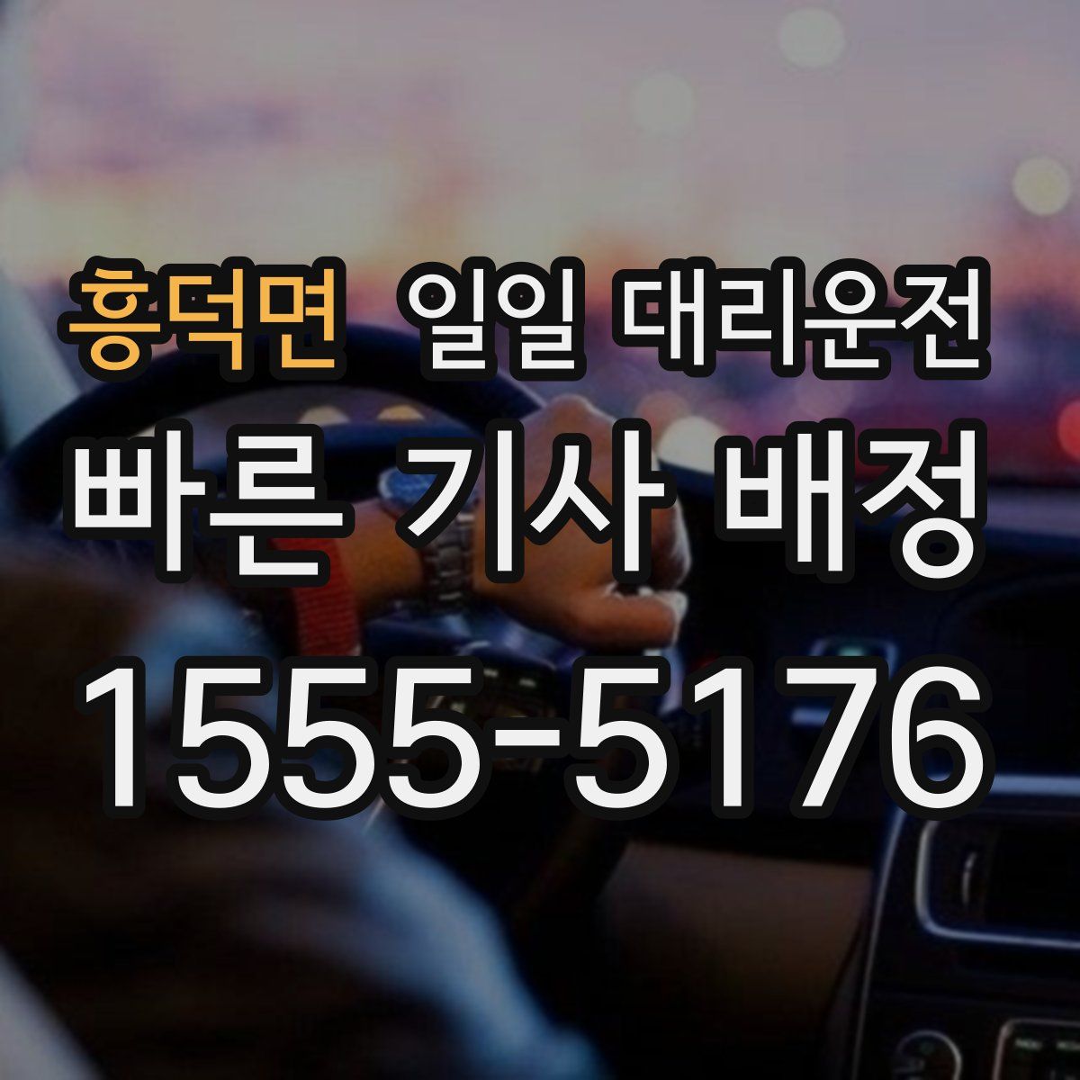 흥덕면 일일 대리운전