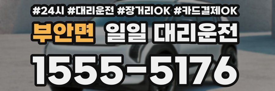 부안면 일일 대리운전