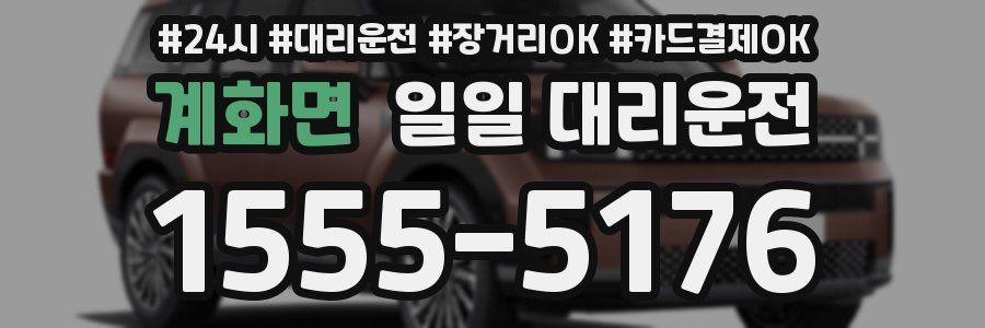 계화면 일일 대리운전