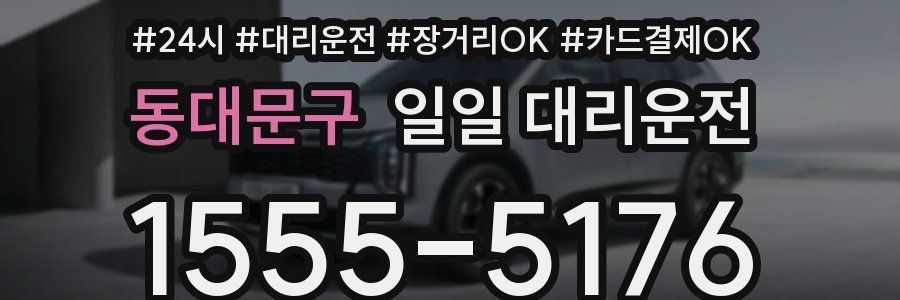 동대문구 일일 대리운전