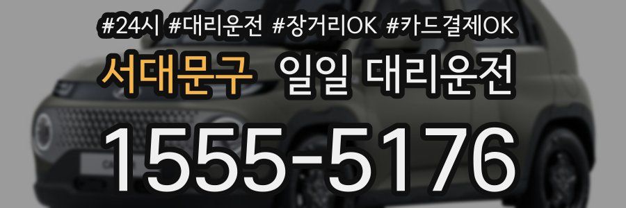 서대문구 일일 대리운전