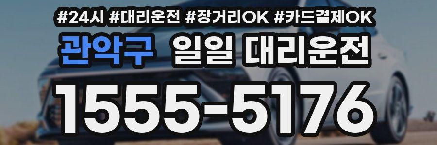 관악구 일일 대리운전