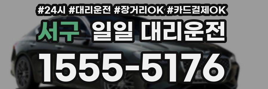 서구 일일 대리운전