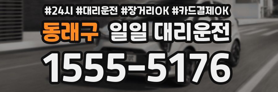 동래구 일일 대리운전