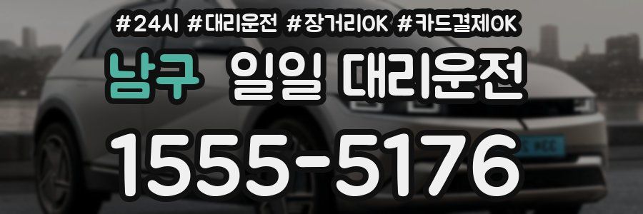 남구 일일 대리운전