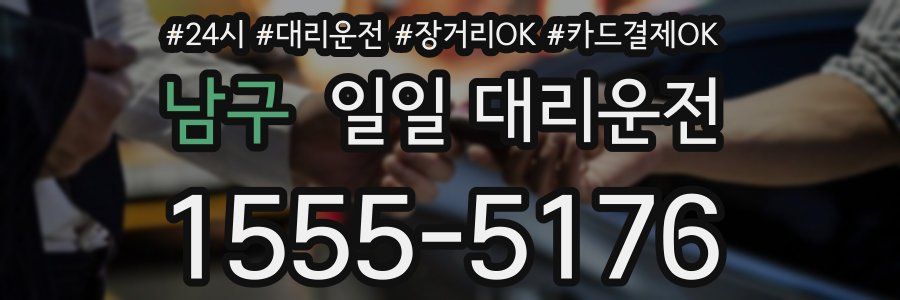 남구 일일 대리운전