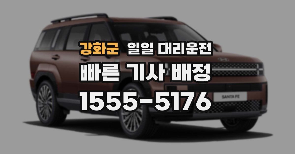 강화군 일일 대리운전