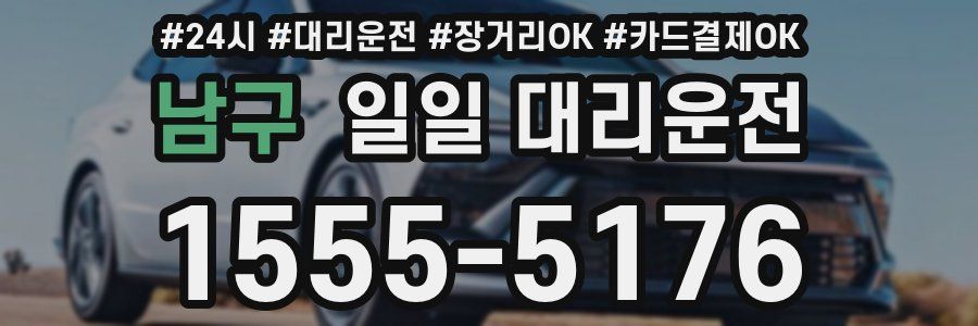남구 일일 대리운전