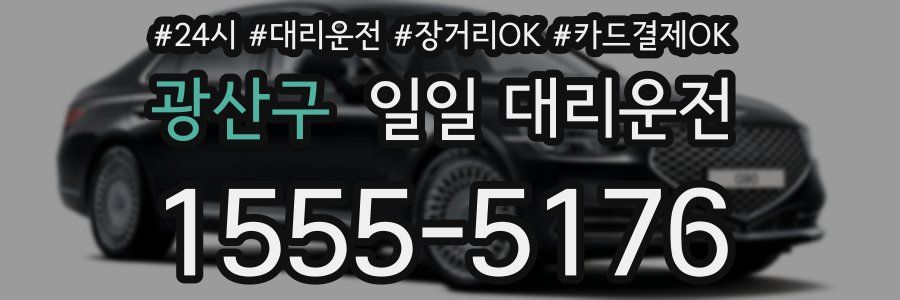 광산구 일일 대리운전