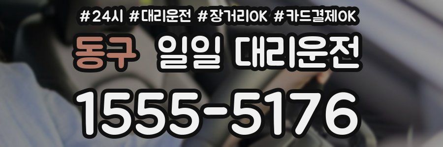 동구 일일 대리운전